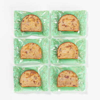 望月シェフ×ホシフルーツ 7種のフルーツが詰まった「デザートパウンドケーキ」 6個入3