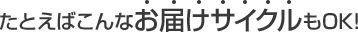 たとえばこんなお届けサイクルもOK!
