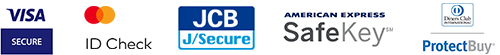 VISA Mastercard JCB AMEX DinersClub